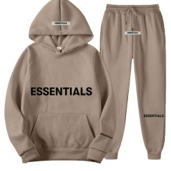 Essentials Tracksuit Brown Oversized