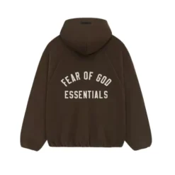 Essentials Brushed Pullover Hooded Bomber
