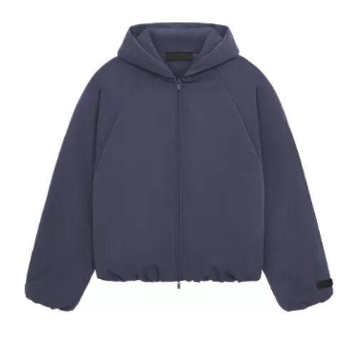 Essentials Military Nylon Hooded Bomber