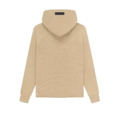 Kids Essentials Knit Hoodie Beige